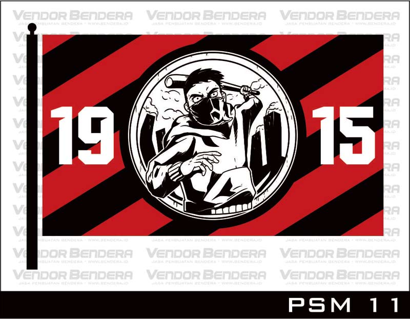 Desain Bendera Fans PSM Makassar