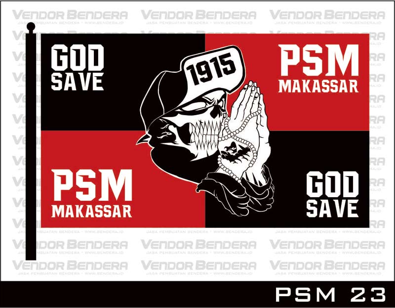 Desain Bendera Fans PSM Makassar 