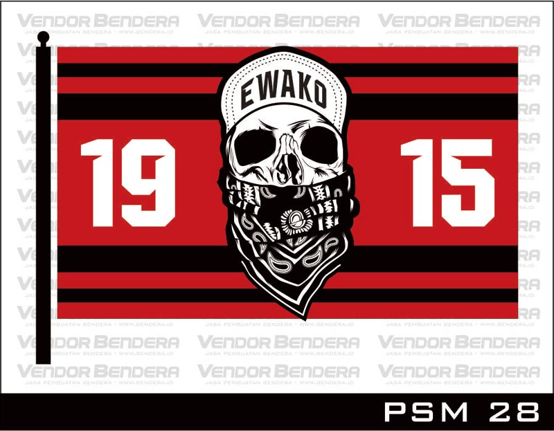 Desain Bendera Fans PSM Makassar 