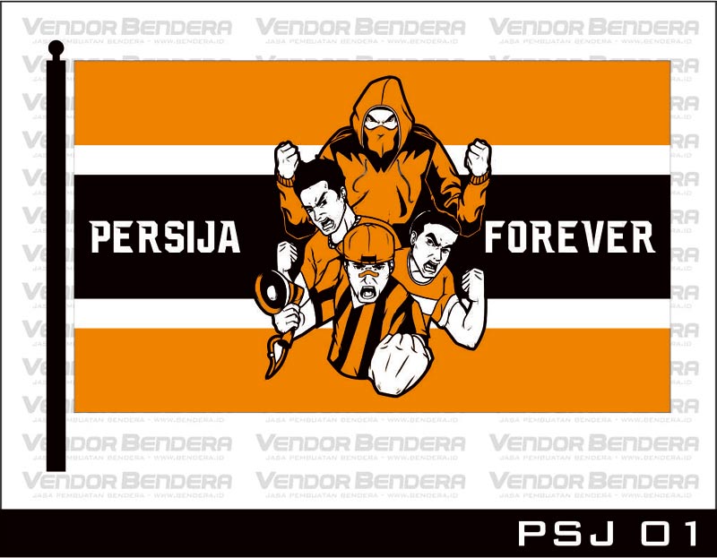 Desain Bendera Fans Persija Jakarta (1)