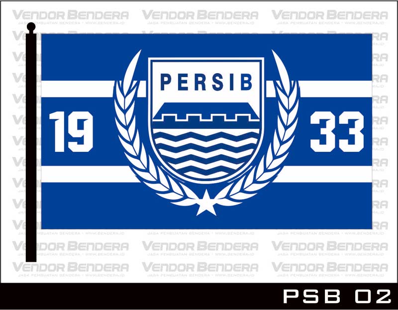 desain bendera Persib Bandung (1)