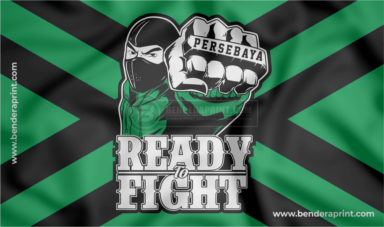 Desain Bendera Fans Persebaya bonek