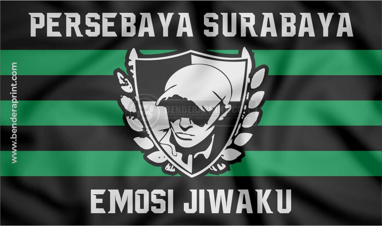 Desain Bendera Fans Persebaya bonek